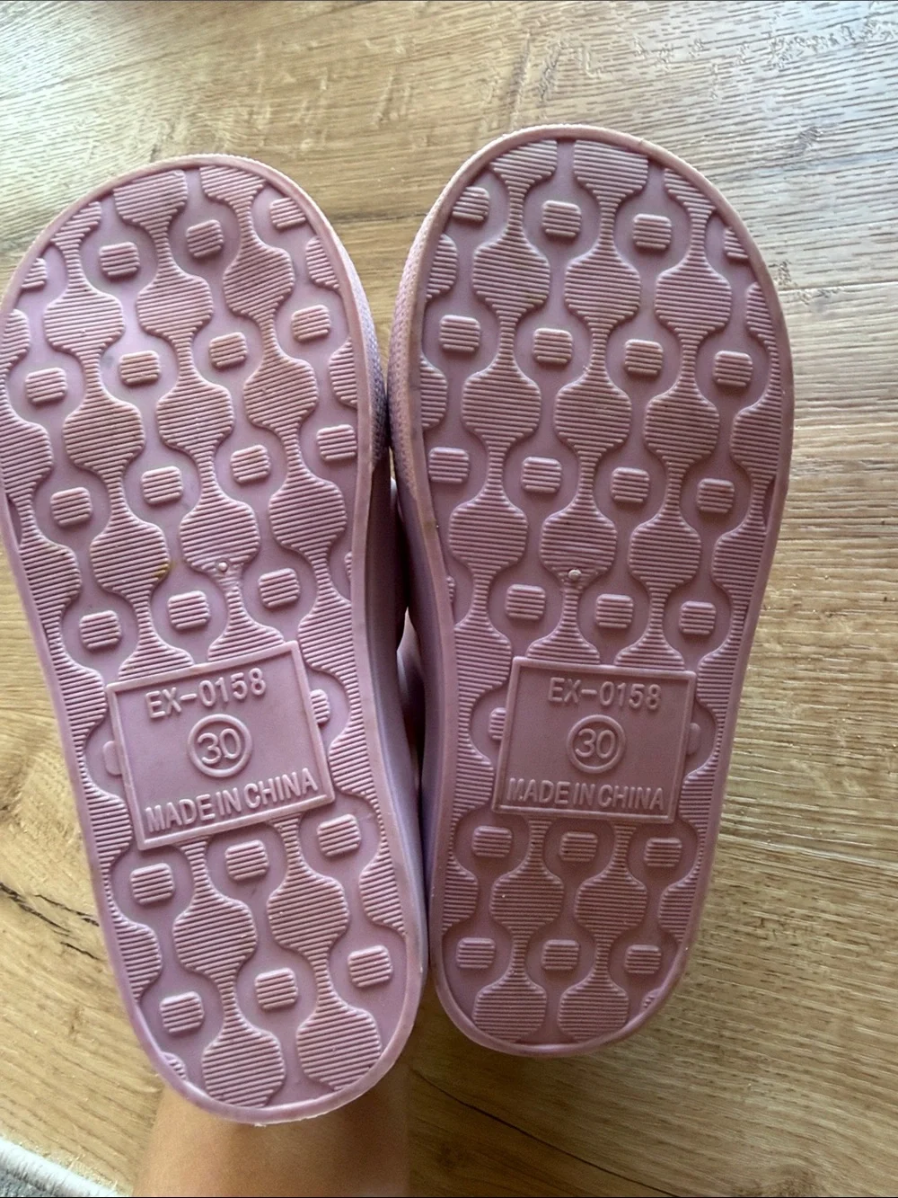 Mini Boden Pink Flower Jelly Sandals